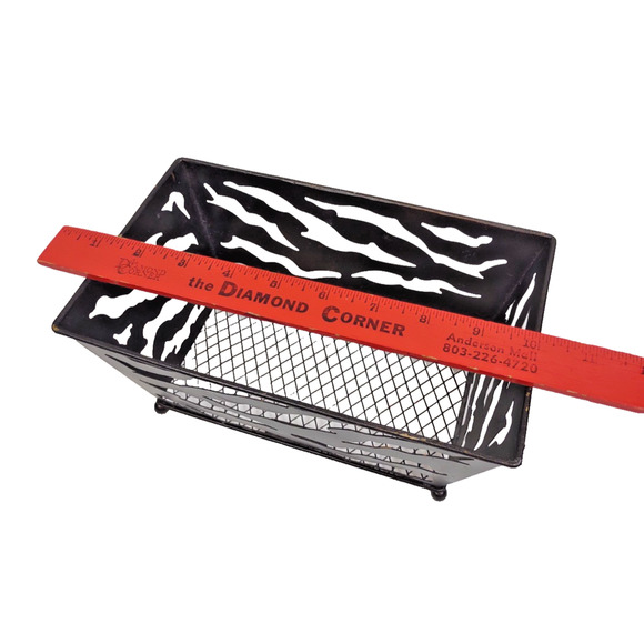 VTG Perfume Gift Basket Vanity Storage Bronzed Metal Cut Outs Ornate Regency 9" - Picture 3 of 9